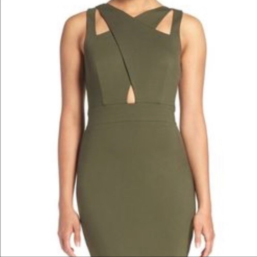 Ali & Jay Olive Green Mini Dress